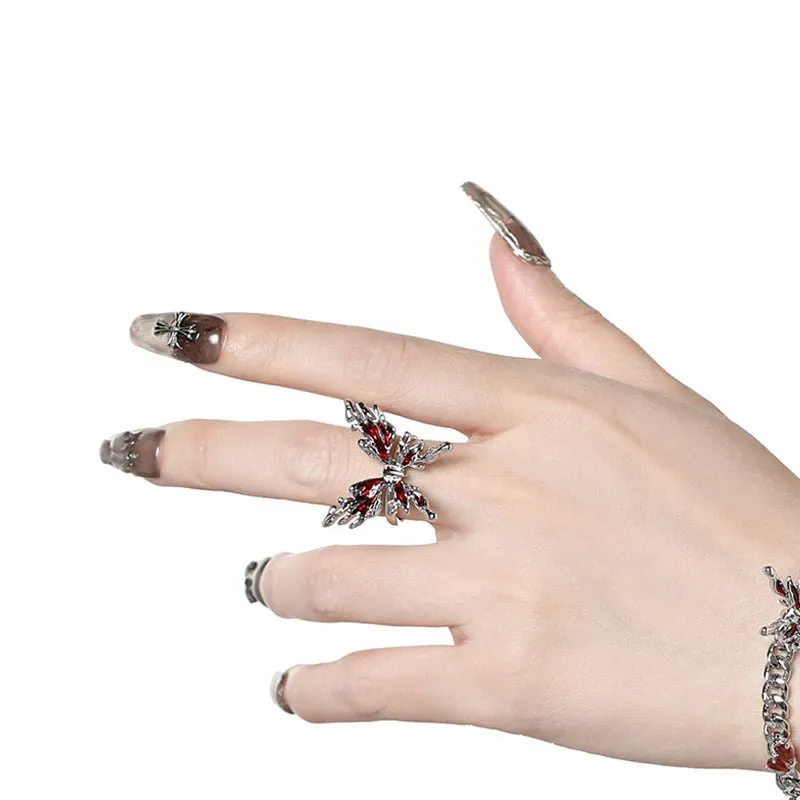Bloody Butterfly Ring