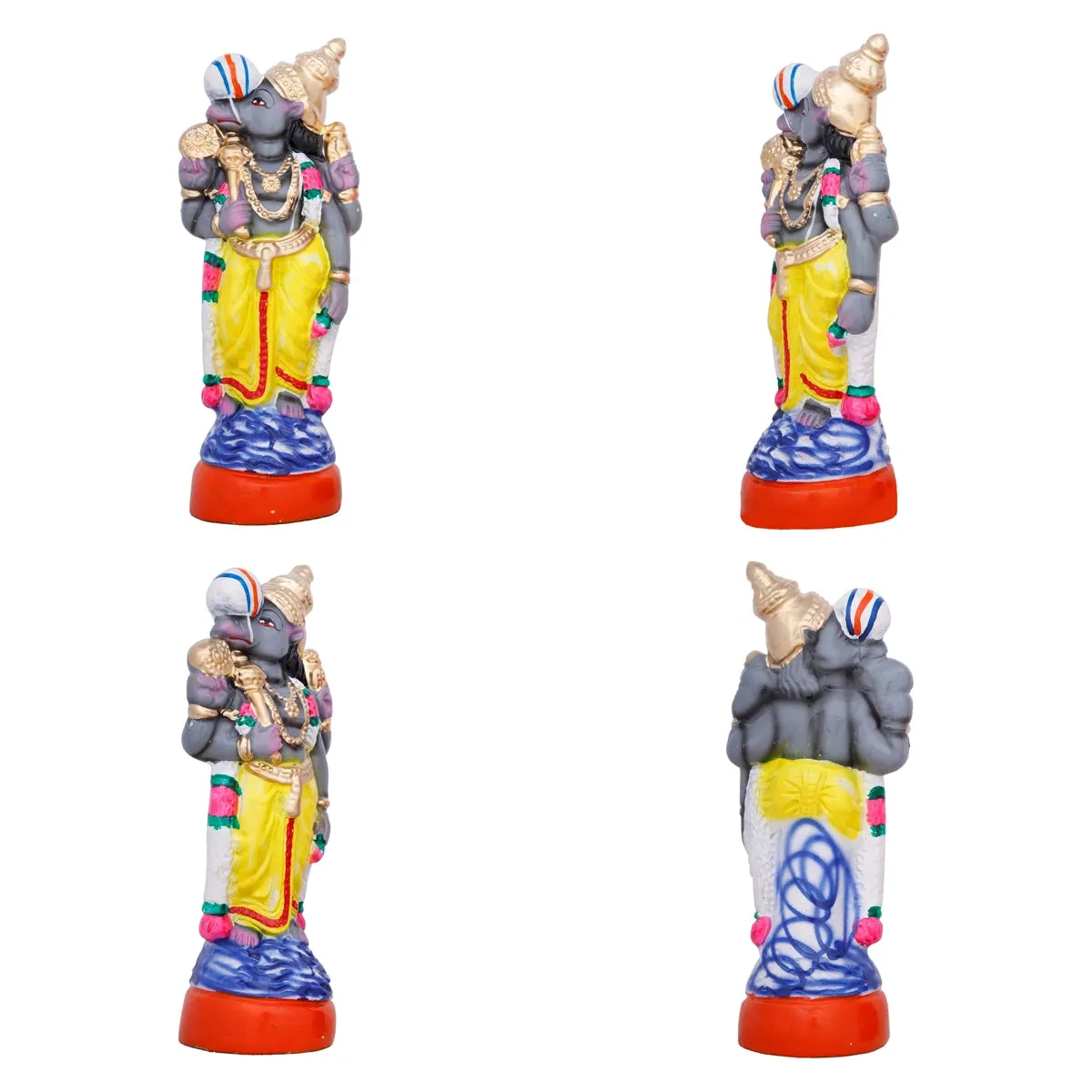 Dasavatharam Paper Mache Golu Bommai Set - 10 x 3 Inches | Giri Golu Doll/ Navaratri Golu Bomma/Gombe/Bommai