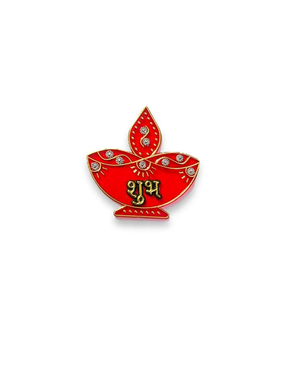 Decorative Acralic Designs of Subh Labh Ganesha Stickers for Side Door/Wall Hanging Main Entrance/Pooja Room/Diwali/Wedding Decor.[3piece](Acrylic)